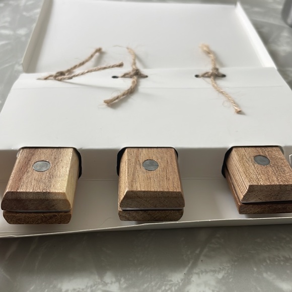 Twine Living Co. Kitchen Riveted Cheese Knife Set Of 3 Three Wood